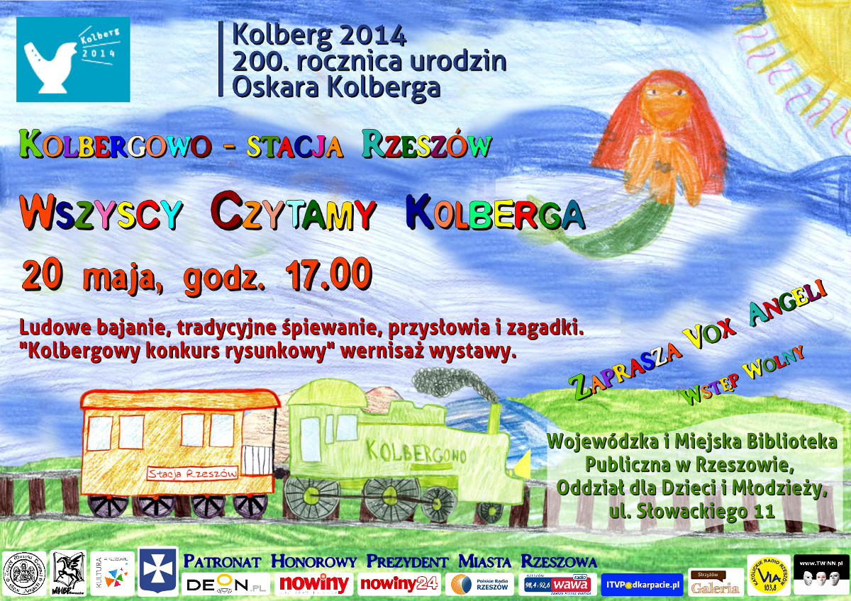 Kolbergowo - stacja Rzeszów - Wszyscy czytamy Kolberga - audycja dla dzieci  - miniatura