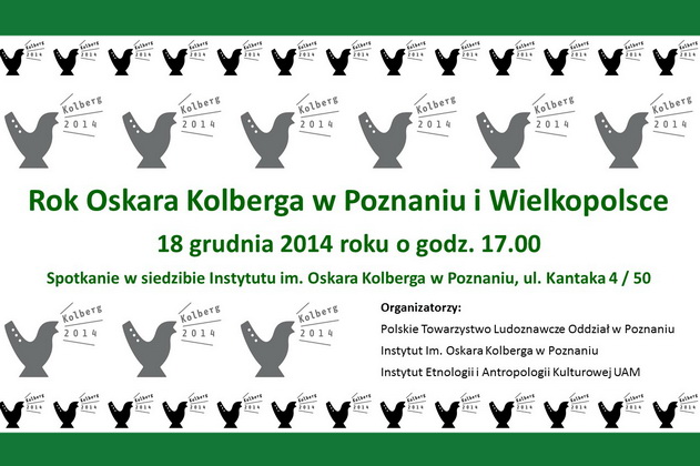 Rok Oskara Kolberga w Poznaniu i Wielkopolsce - miniatura